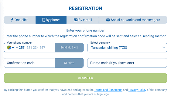 Registration By Phone